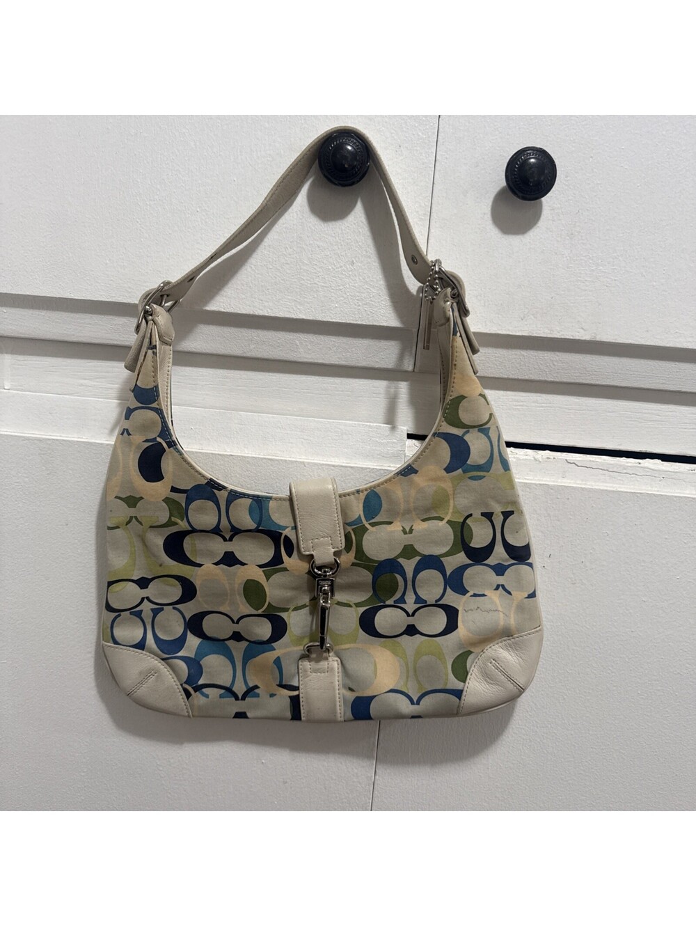 Coach Multicolor Signature Hobo Bag